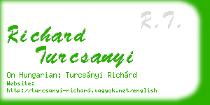 richard turcsanyi business card